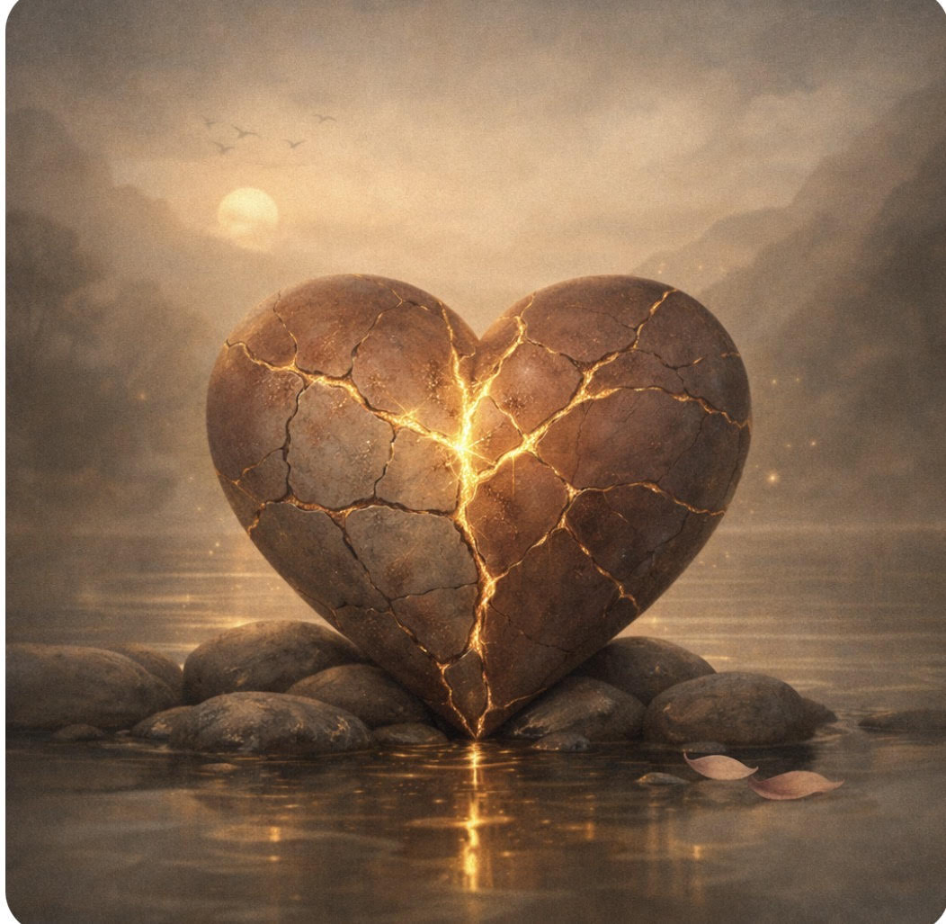 cracked heart